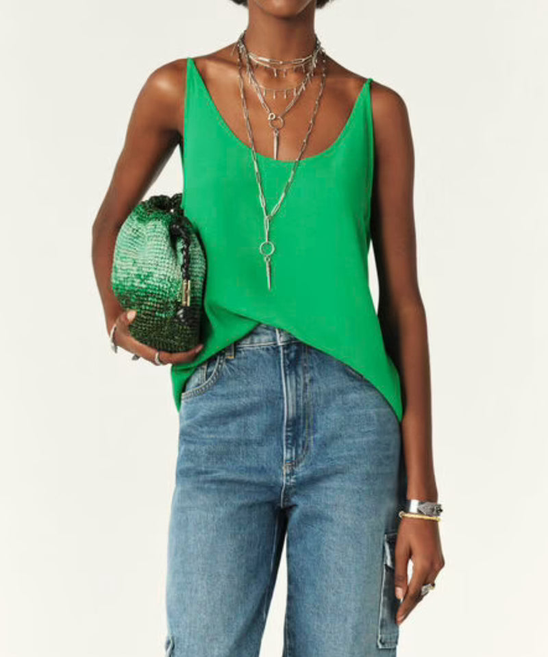 ba&sh Figue Strappy Top - Green
