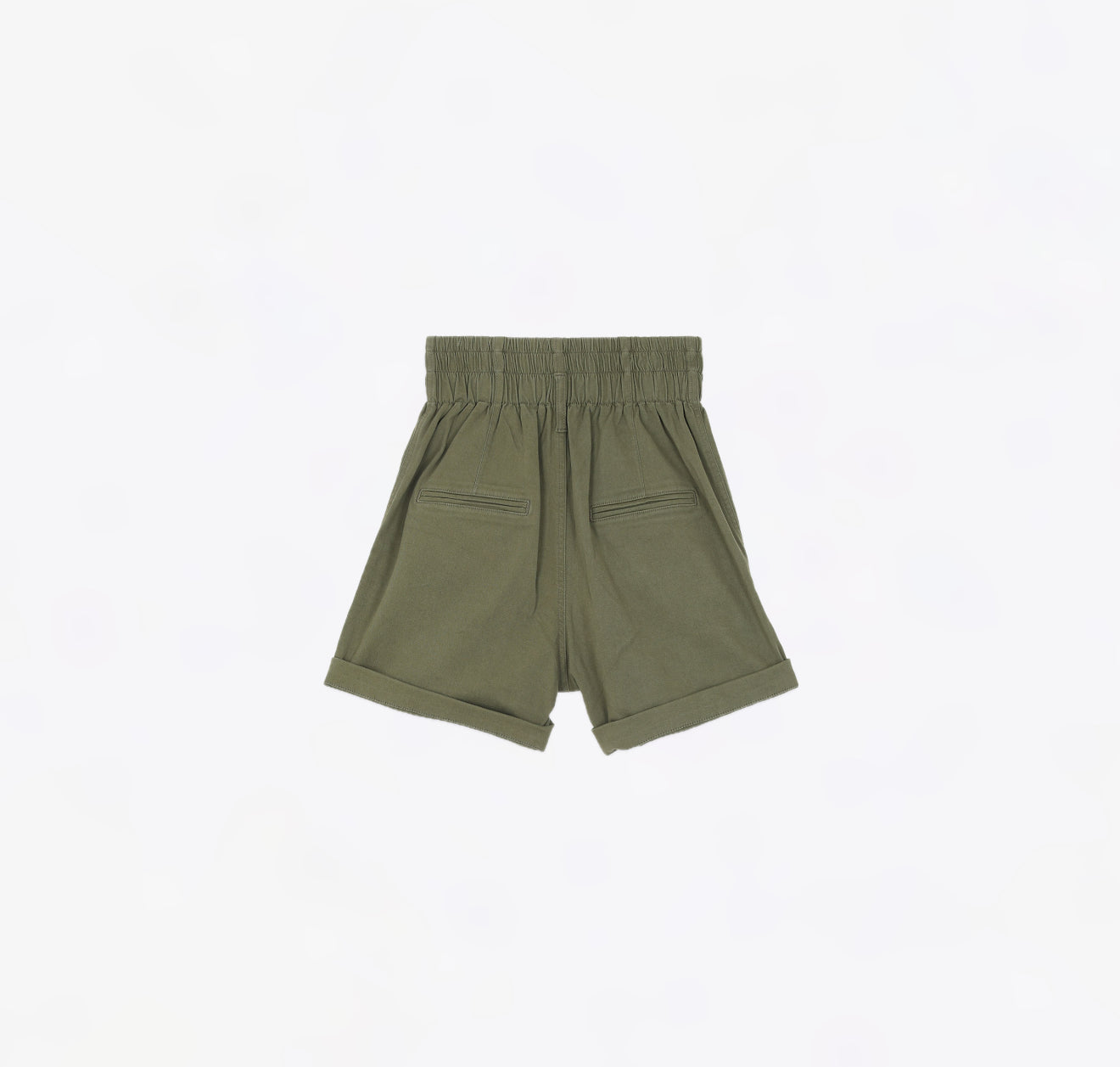 Ragdoll LA High Waisted Shorts - Army Green