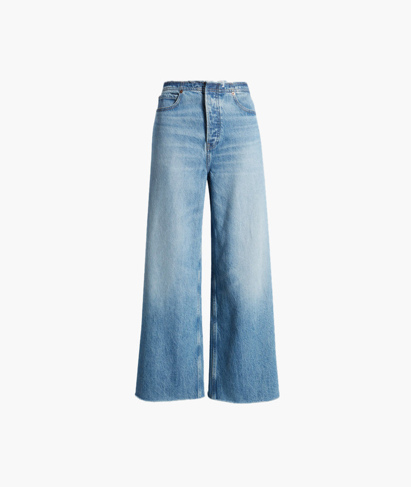 Frame Le Low Baggy Wide Leg Jean - Crosbie