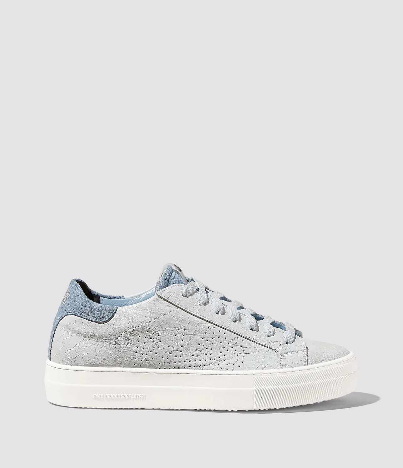 P448 Thea Sneaker - Celeste/White