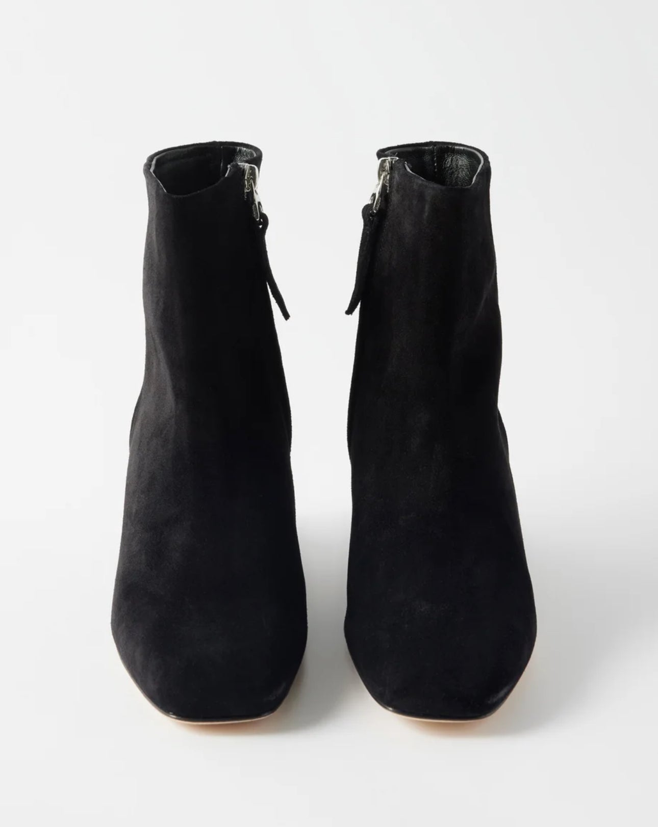 Aeyde Linn 45 Suede Ankle Boot - Black