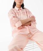 Beatrice .b Semi-Transparent Shirt W/Fringes - Arizona Sunrise