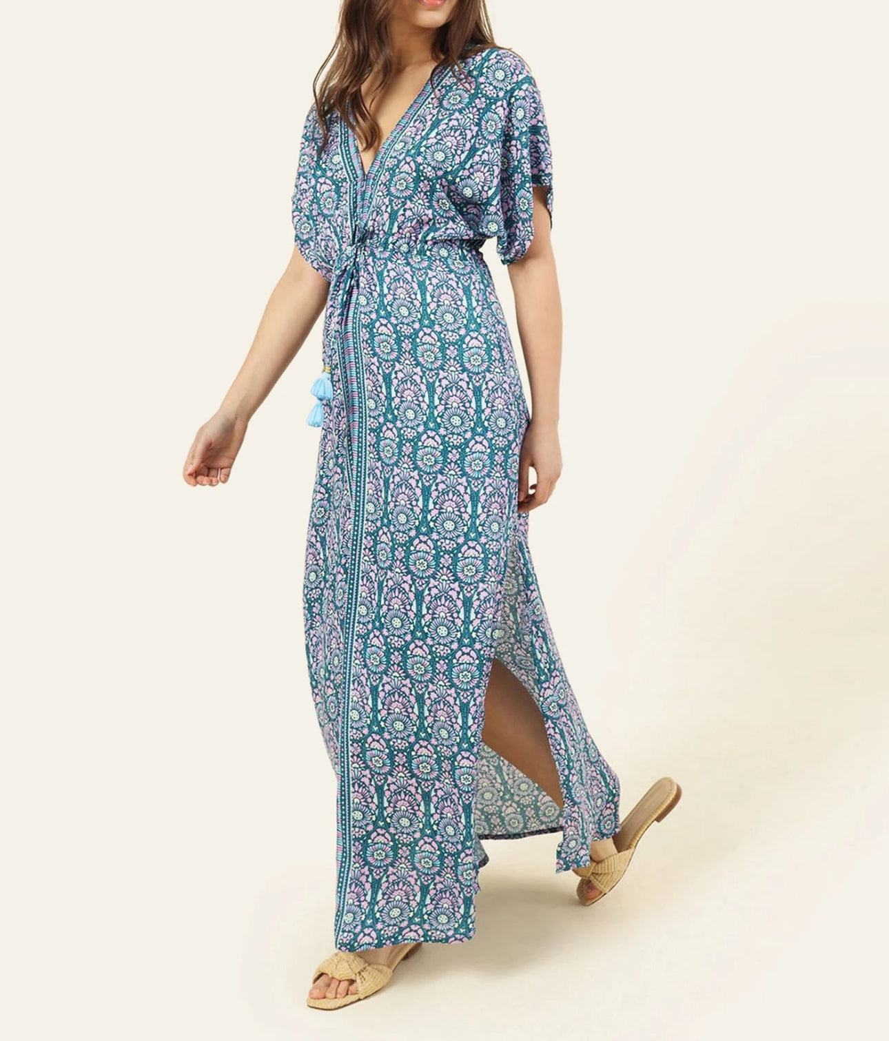 Omika Pia Caftan - Malia Teal