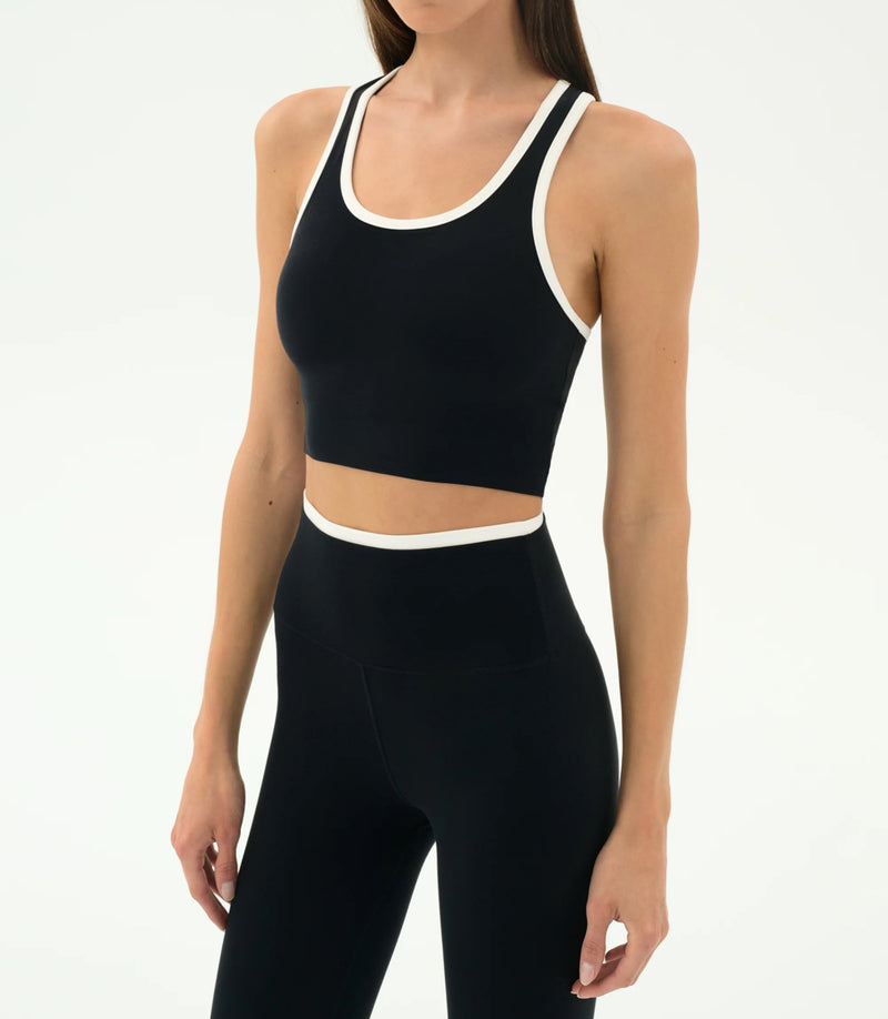 Splits59 Amber Airweight Bralette - Black/White
