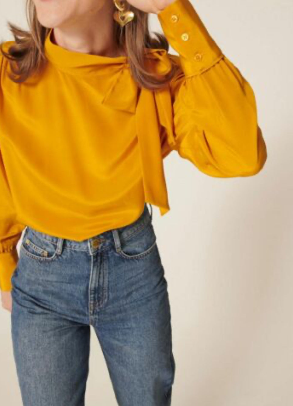 Tara Jarmon Tonie Blouse - Mustard