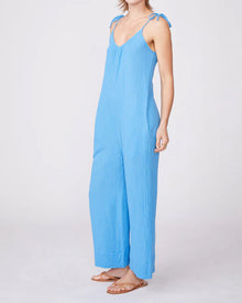 Stateside Gauze Tie Shoulder Jumpsuit - Sail