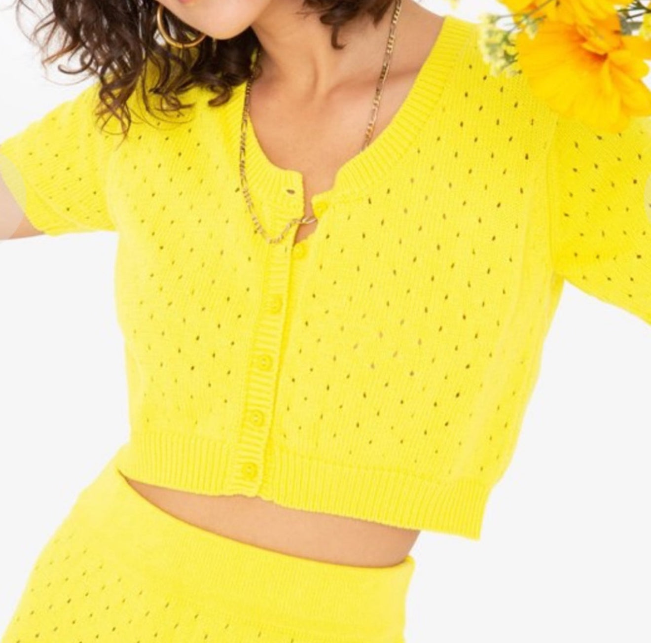 Callahan Knitwear Gillian Cardigan - Lemon