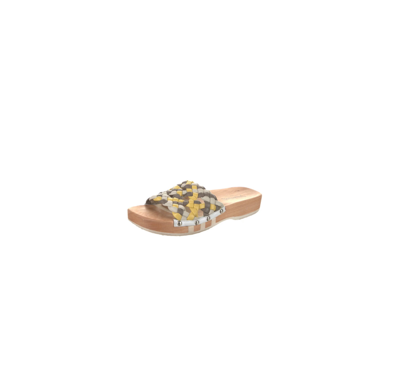 HOMERS Trenza Senape Woven Slide - Multi