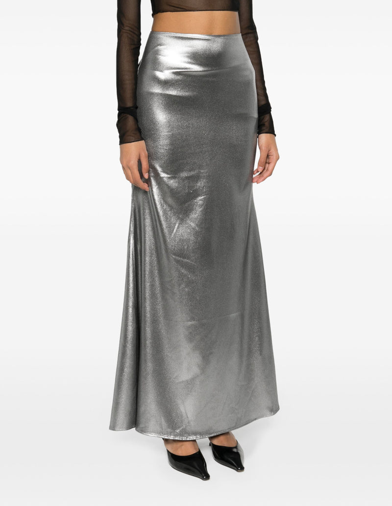 Rotate Birger Christensen Train Skirt - Metallic