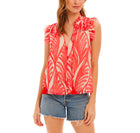 Allison New York Skylar Top - Coral Print