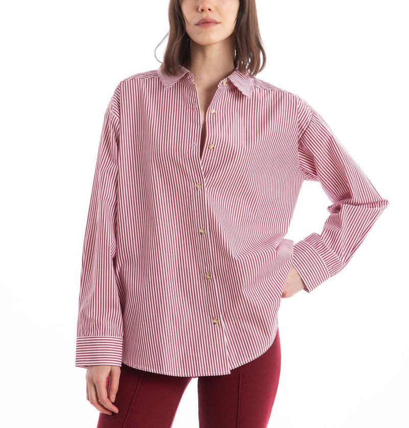 DONNI. Pop Shirt - Rouge Stripe