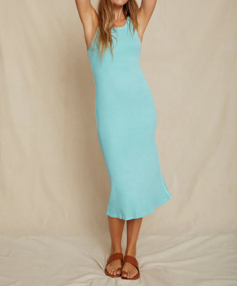 AMO Muscle Tank Dress - Aqua