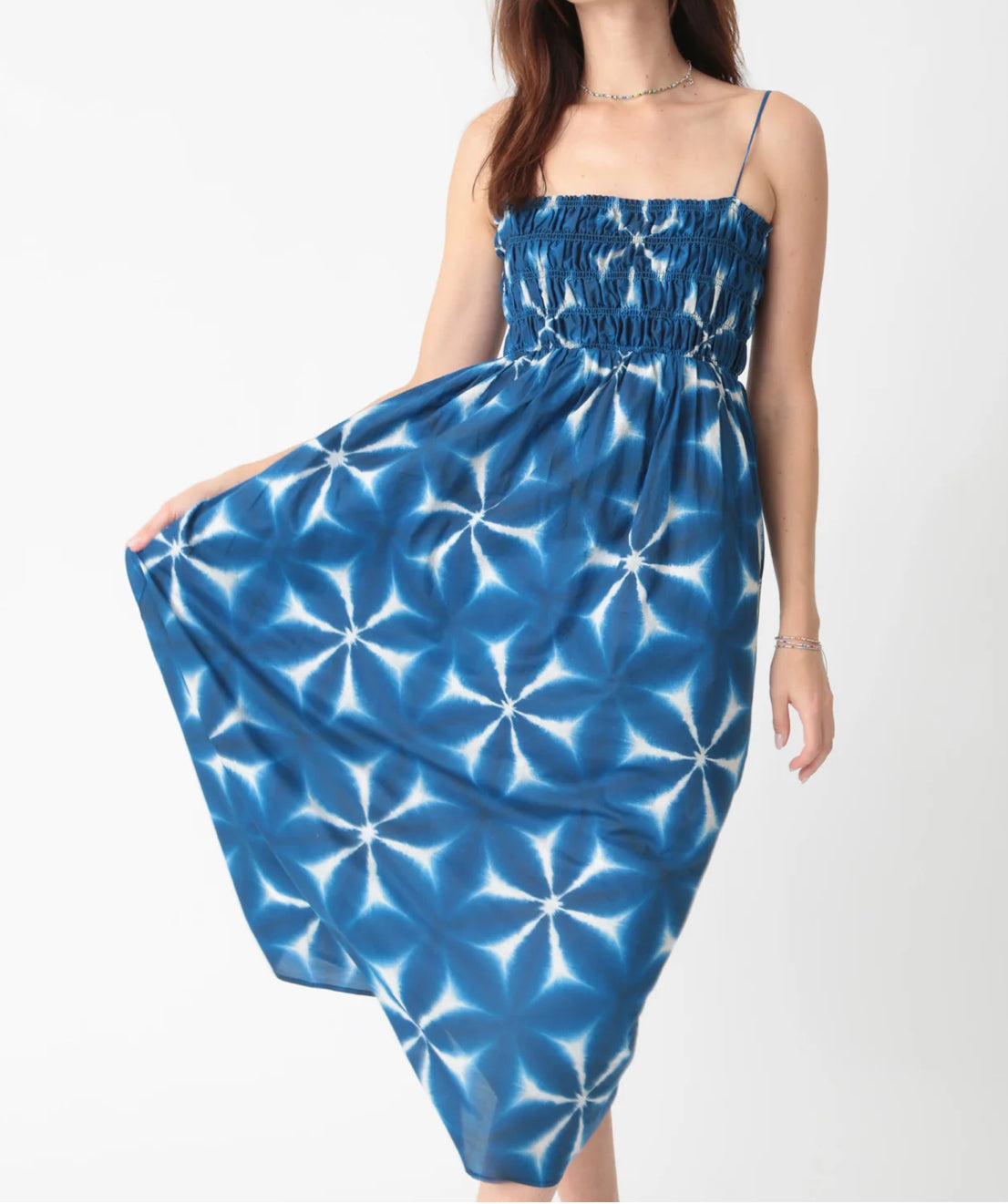 Electric & Rose Camilla Dress - Shibori Print