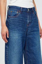 Moussy Vintage Emporia Super Wide Pants - Dark Blue