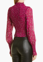 rag & bone Kayden Floral Smocked Bodice Blouse