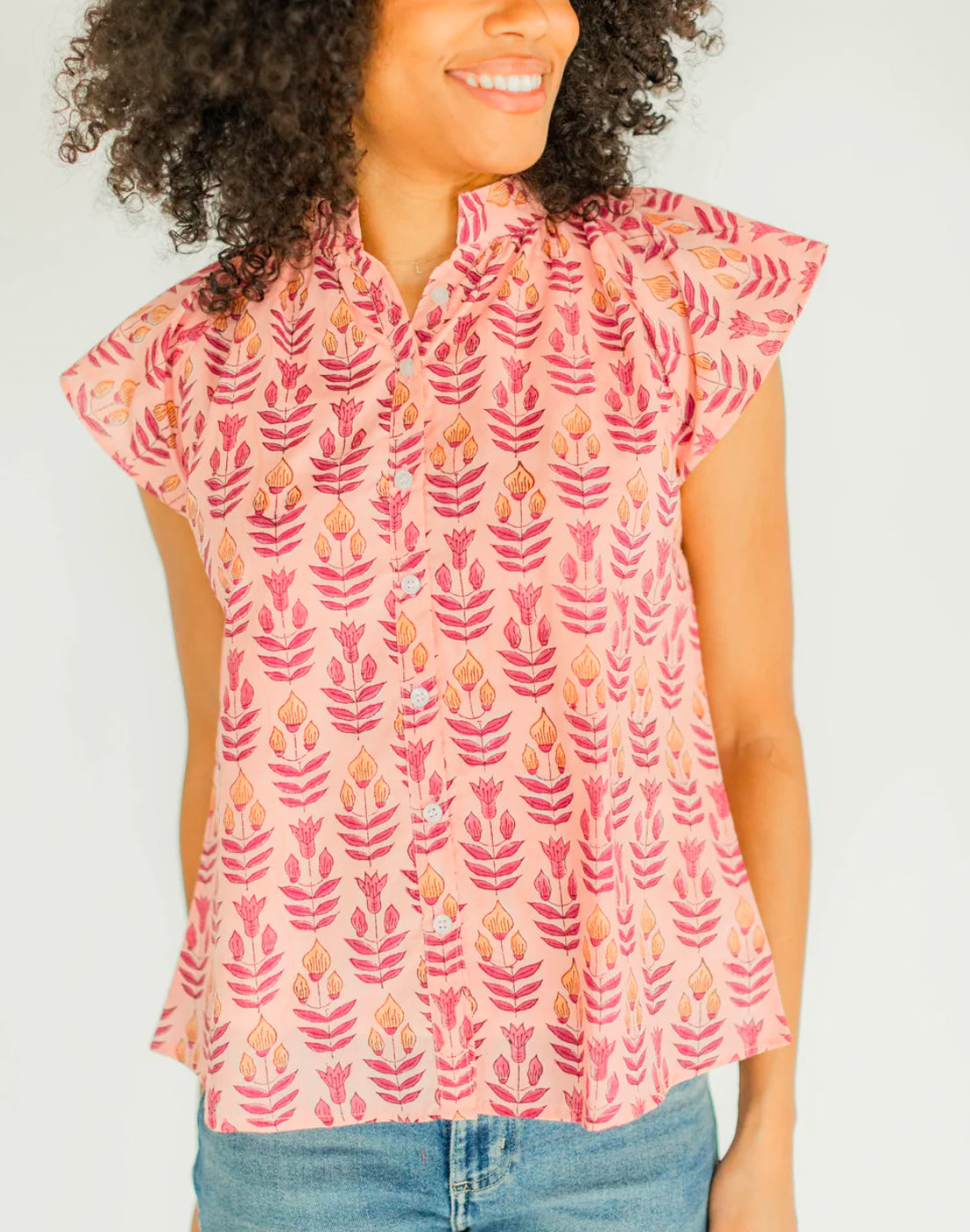 Victoria Dunn Bays Blouse- Wild Orchid