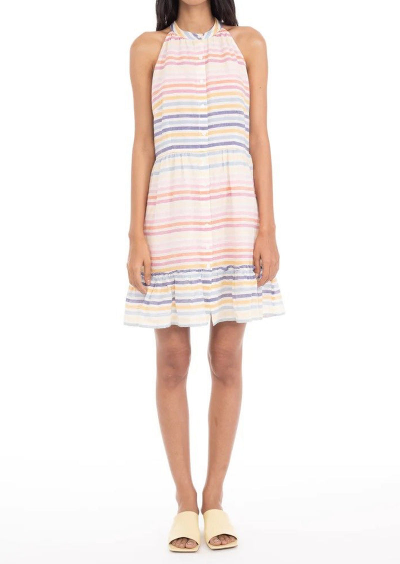 Banjanan Indigo Dress - Candy Stripe