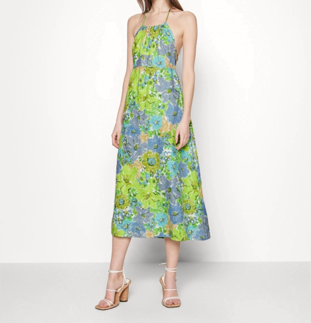 Faithfull the Brand Del Mar Midi Dress - San Benedetto