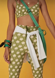 The Upside Lou Lou Midi Pant - Kiwi Palm