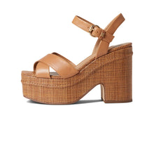 Sam Edelman Trianna Strappy Espadrille Platform Sandals - Cuoio Brown