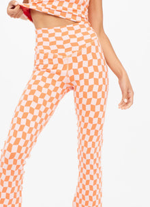 The Upside Yosemite Thia Flare Pant - Nectarine Petal