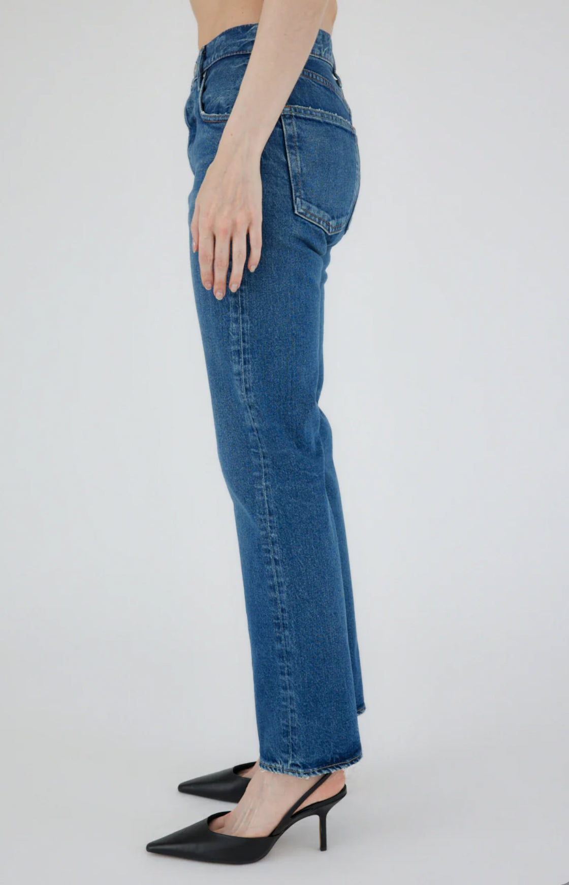 Moussy Vintage Petit Straight Jeans - Blue