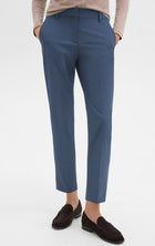 Theory Treeca Pant in Good Wool - Ash Blue