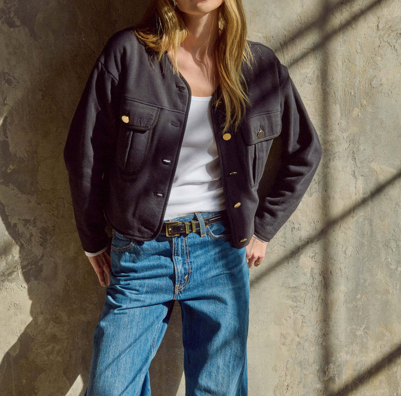 Nation Ltd Jordi Bomber - Jet Black