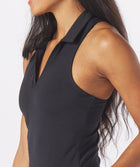 Glyder Ace Polo Tank - Black