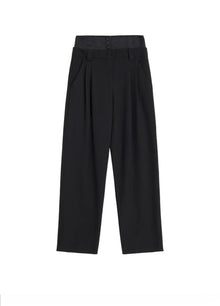 A.L.C Brady Satin Contrast Pant - Black