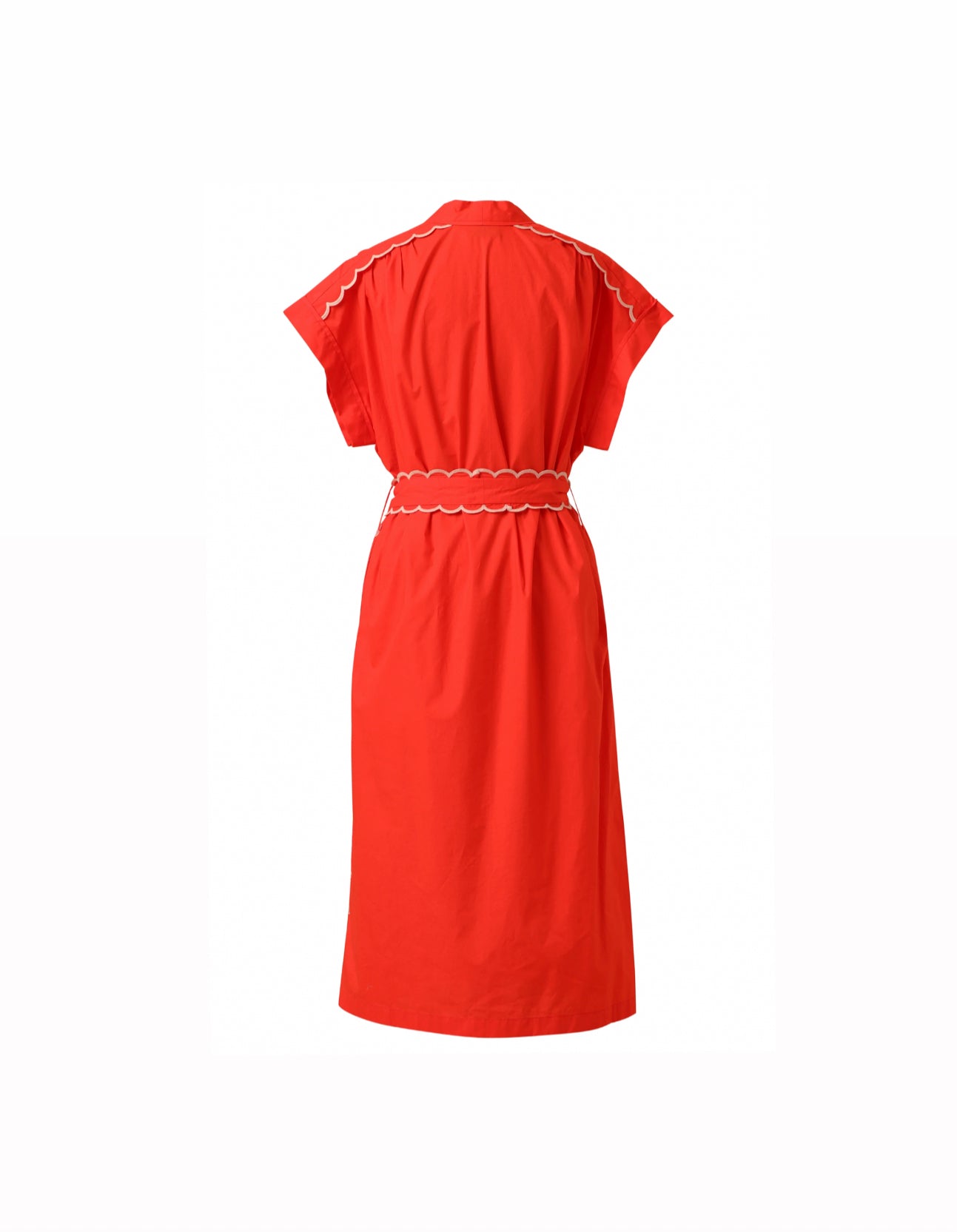 Emily Lovelock Adley Dress - Flame Scarlet