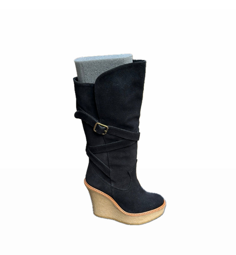 Paloma Barceló Shande Wedge Boot - Black