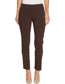 Krazy Larry Pull-On Ankle Pants - Brown