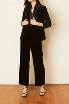 Caballero Haven Velvet Pant - Black