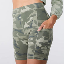 Monrow Urban Camo Bike Short - Light Olive