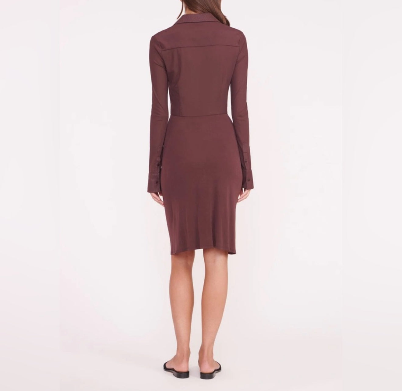 STAUD Brendan Dress - Bark