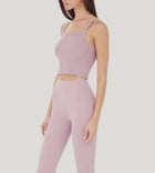 Splits59 Charlie Rib Crop - Blush