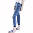 Frame Le High Skinny With Shadow Hem - Langstone