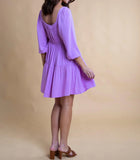 Yana K Seraphina Mini Dress - Lilac