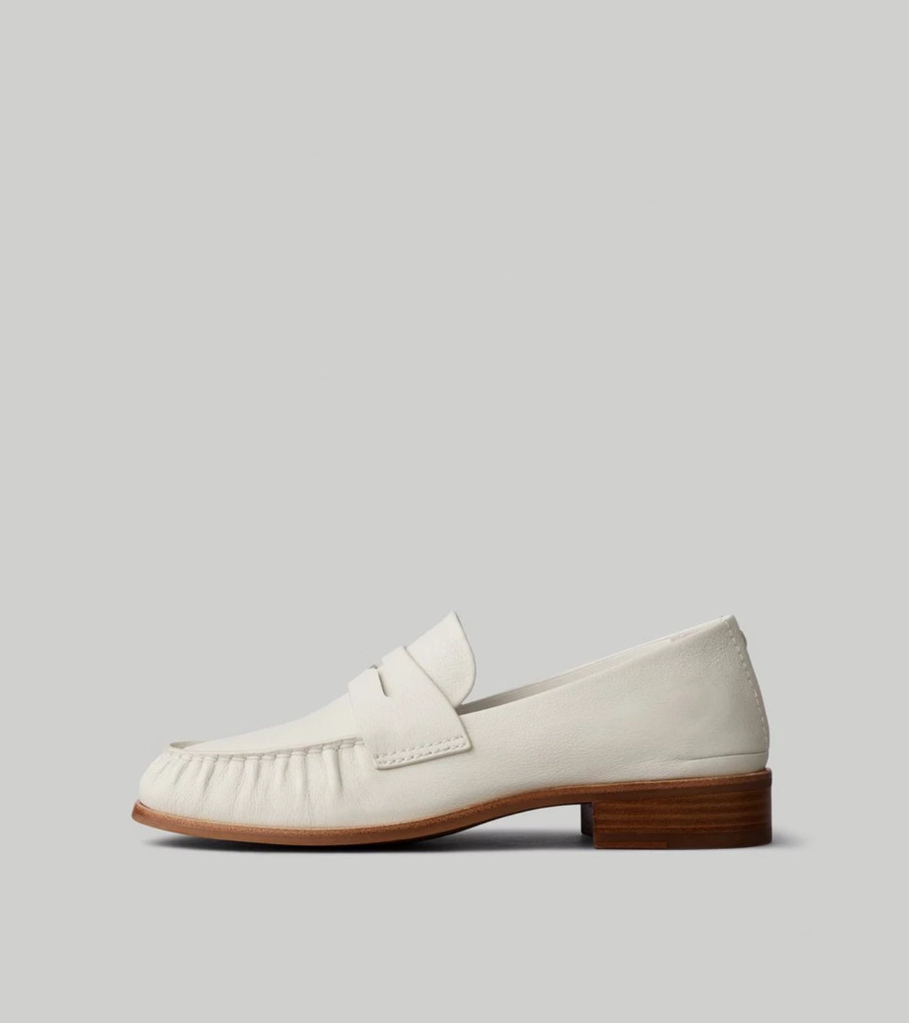 rag & bone Sid Leather Loafer - Antique White