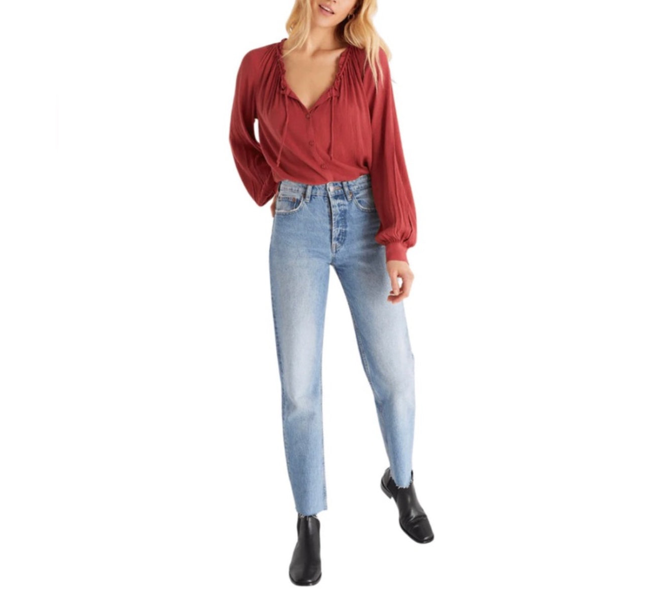 Z Supply Adella Top - Red