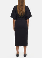 Closed Jersey Wrap Dress - Black