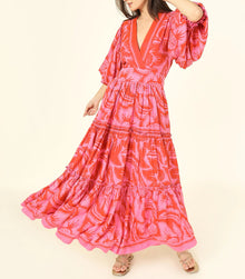 Omika Sloane Maxi Dress - Cierra Grapefruit