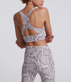 Varley Move Kellam Bra - Alabaster Python