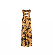 Shona Joy Solare Strapless Cut Out Ruched Dress