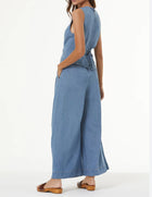 young fabulous & broke Calvin Crop Wide Leg Pants - Indigo