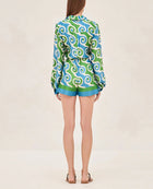 Alexis Qu Romper - Swirl Print