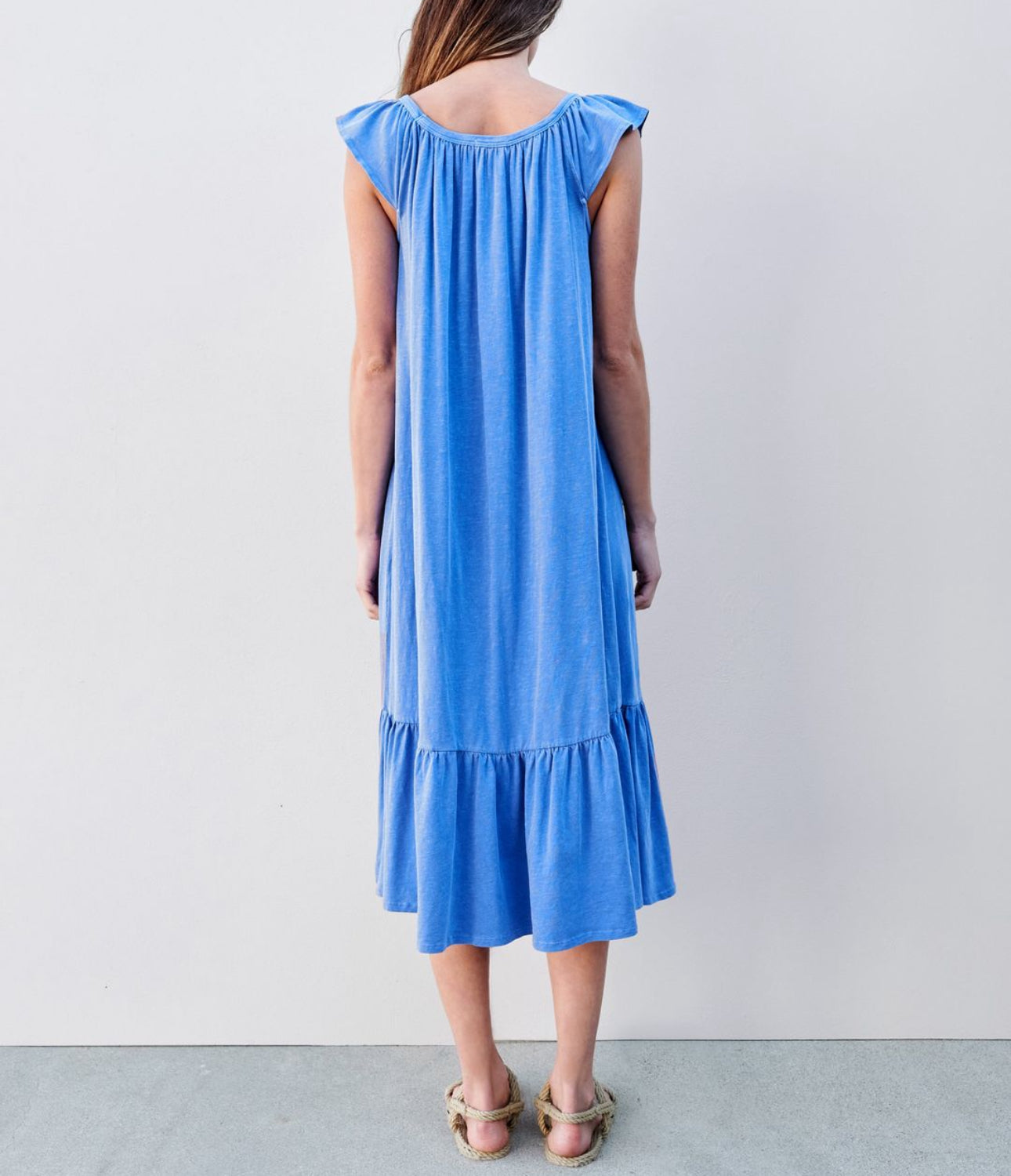 Sundry Trapeze Maxi Dress - Pigment Surf