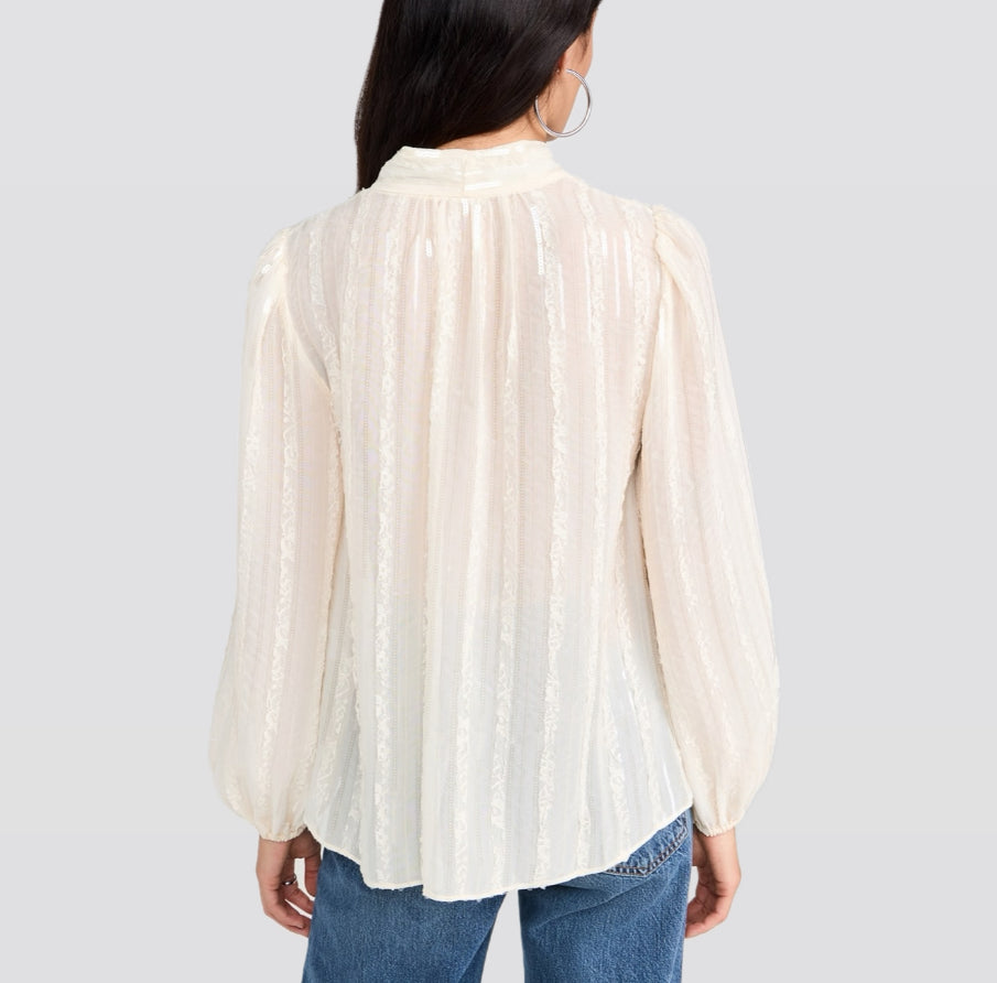 Shoshanna Rye Top - Ivory