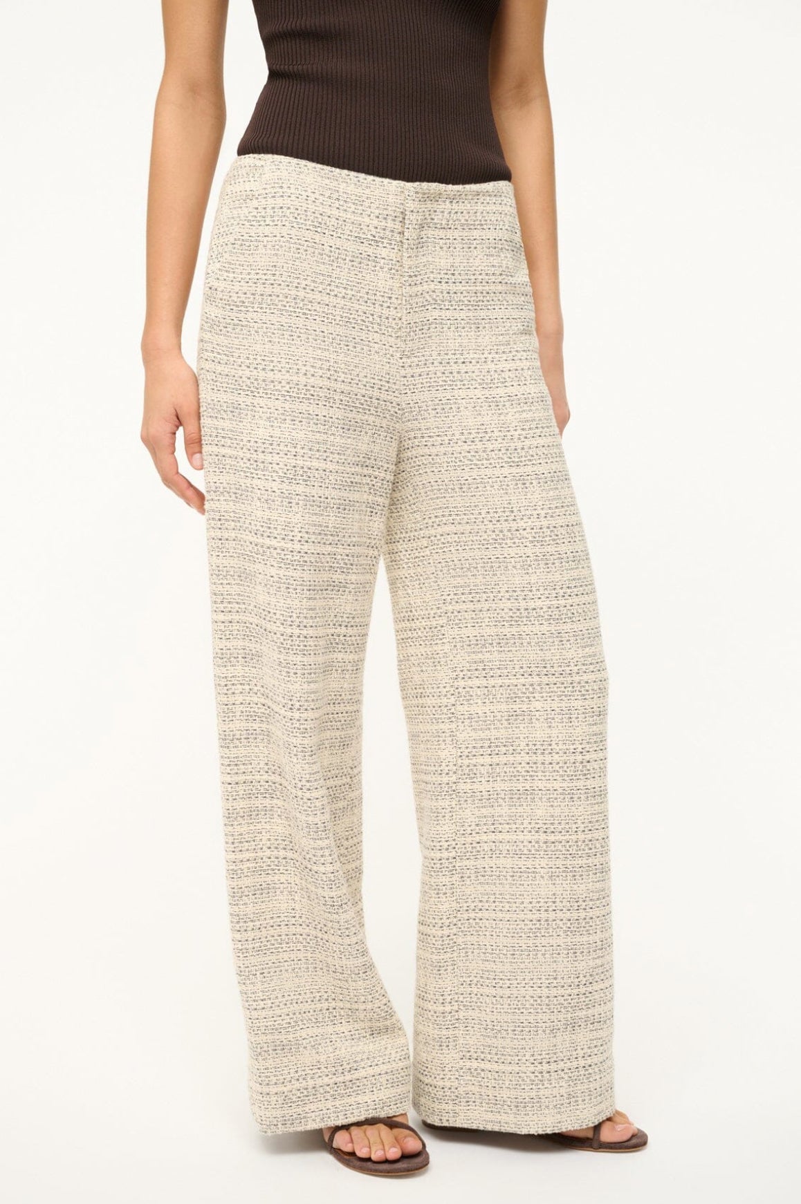 STAUD Lilia Pant - Ivory Multi